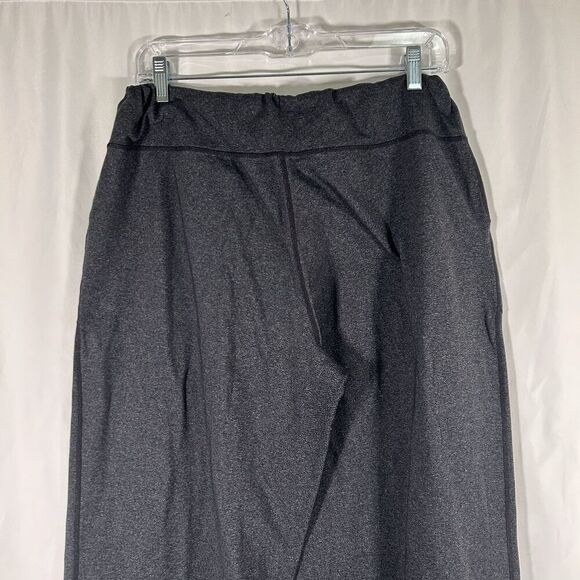 Lululemon Pants Women's 10 Grey Pull On Drawstring Pockets Wide Leg - Picture 6 of 8